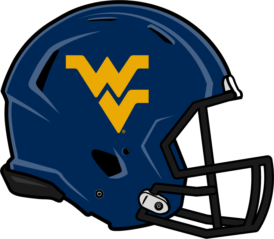 West Virginia Mountaineers 2014-Pres Helmet Logo diy DTF decal sticker